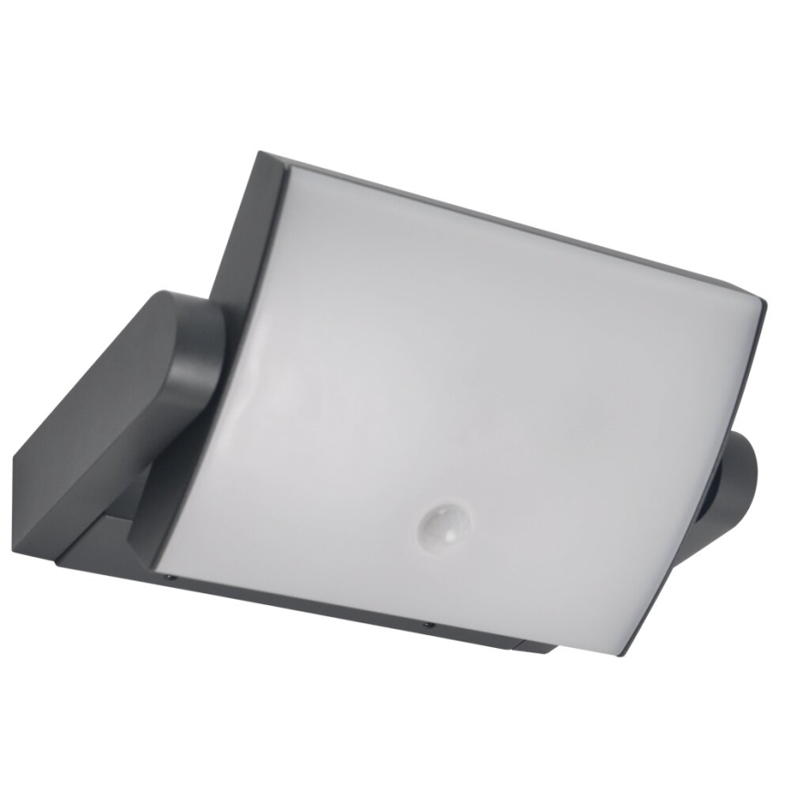 Brilagi - LED Kinkiet zewnętrzny z czujnikiem ANKLE LED/18W/230V 3000K IP65 antracyt