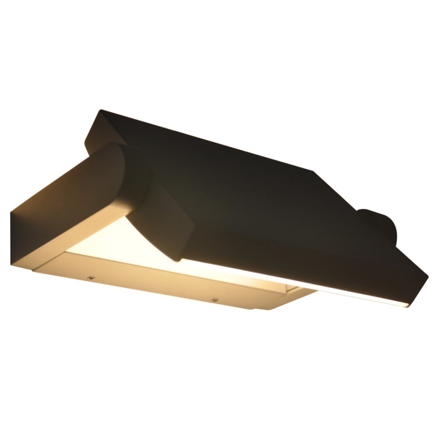 Brilagi - LED Kinkiet zewnętrzny z czujnikiem ANKLE LED/18W/230V 3000K IP65 antracyt
