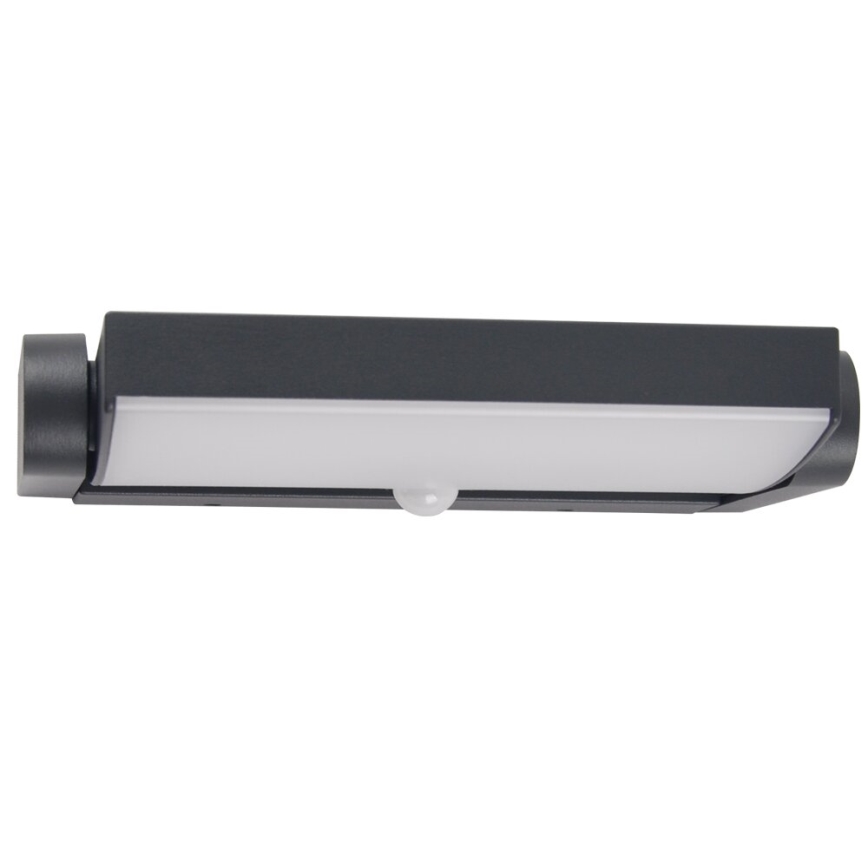 Brilagi - LED Kinkiet zewnętrzny z czujnikiem ANKLE LED/18W/230V 3000K IP65 antracyt