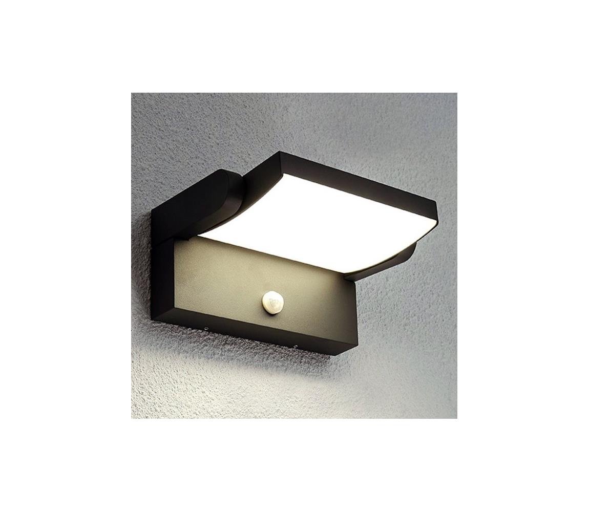 Brilagi-LED Kinkiet zewnętrzny z czujnikiem ANKLE LED/18W/230V 4000K IP65