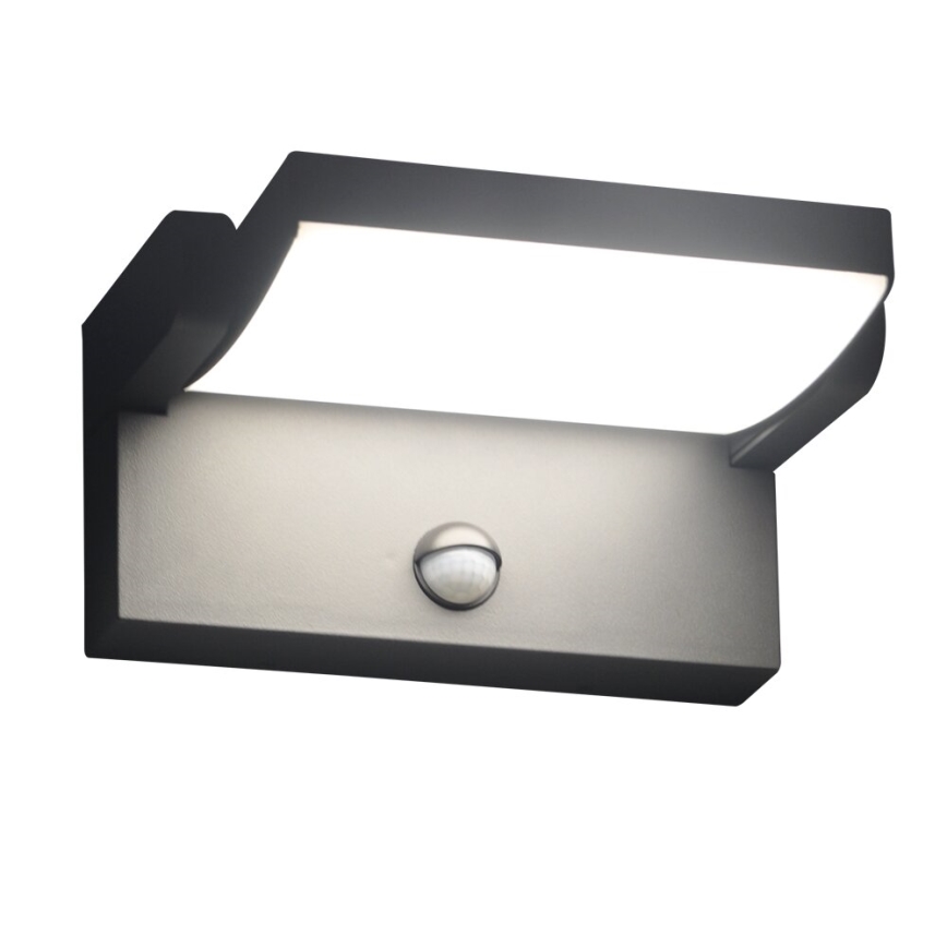 Brilagi - LED Kinkiet zewnętrzny z czujnikiem ANKLE LED/18W/230V 4000K IP65 antracyt