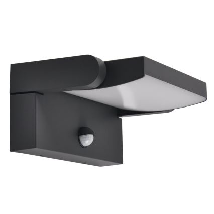 Brilagi - LED Kinkiet zewnętrzny z czujnikiem ANKLE LED/18W/230V 4000K IP65 antracyt