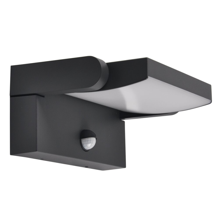 Brilagi - LED Kinkiet zewnętrzny z czujnikiem ANKLE LED/18W/230V 4000K IP65 antracyt