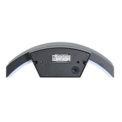Brilagi - LED Kinkiet zewnętrzny z czujnikiem ARCELO LED/8W/230V IP54