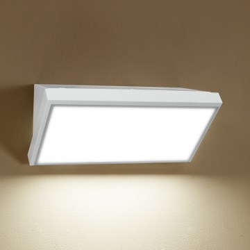 Brilagi - LED Kinkiet zewnętrzny z czujnikiem TRIANGLE LED/20W/230V biały IP65
