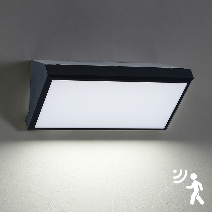 Brilagi - LED Kinkiet zewnętrzny z czujnikiem TRIANGLE LED/20W/230V IP65