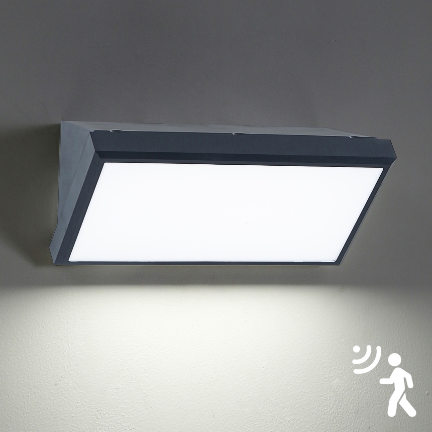 Brilagi - LED Kinkiet zewnętrzny z czujnikiem TRIANGLE LED/20W/230V IP65