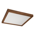 Brilagi - LED Koupelnové światło sufitowe WOODY FRAME LED/40W/230V 60x60 cm IP44 wiśnia