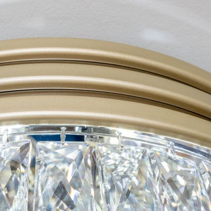 Brilagi - LED Kryształowa lampa stołowa JEWEL 3xG9/42W/230V