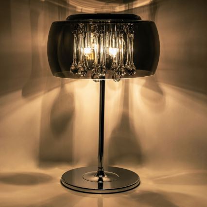 Brilagi - LED Kryształowa lampa stołowa JEWEL 3xG9/42W/230V