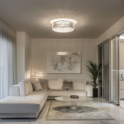 Brilagi - LED kryształowa lampa sufitowa GLAMOUR 5xG9/42W/230V śr. 46 cm