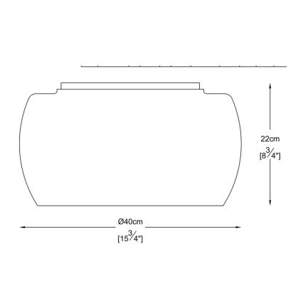 Brilagi - Kryształowa lampa sufitowa LED JEWEL 5xG9/42W/230V Ø 40 cm