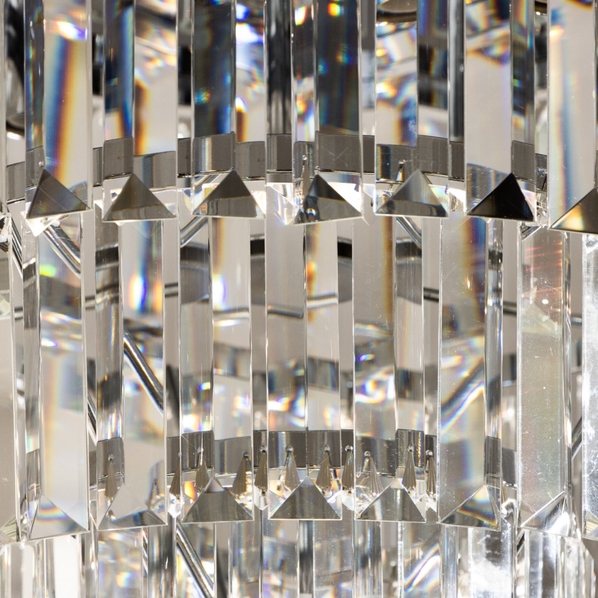 Brilagi - Kryształowy plafon LED MOZART 5xE14/40W/230V śr. 40 cm chrom błyszczący