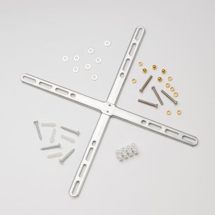 Brilagi - LED kryształowa lampa sufitowa MOZART 5xE14/40W/230V śr. 40 cm złota