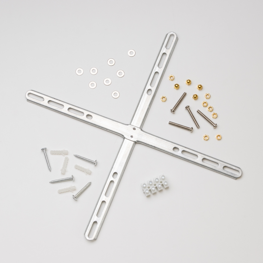 Brilagi - LED kryształowa lampa sufitowa MOZART 5xE14/40W/230V śr. 40 cm złota