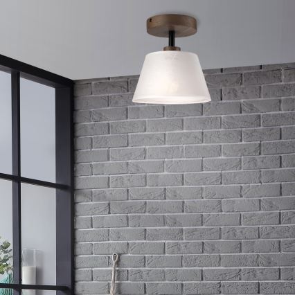 Brilagi - LED Plafon ANTHONY 1xE14/60W/230V dąb orzech/biały