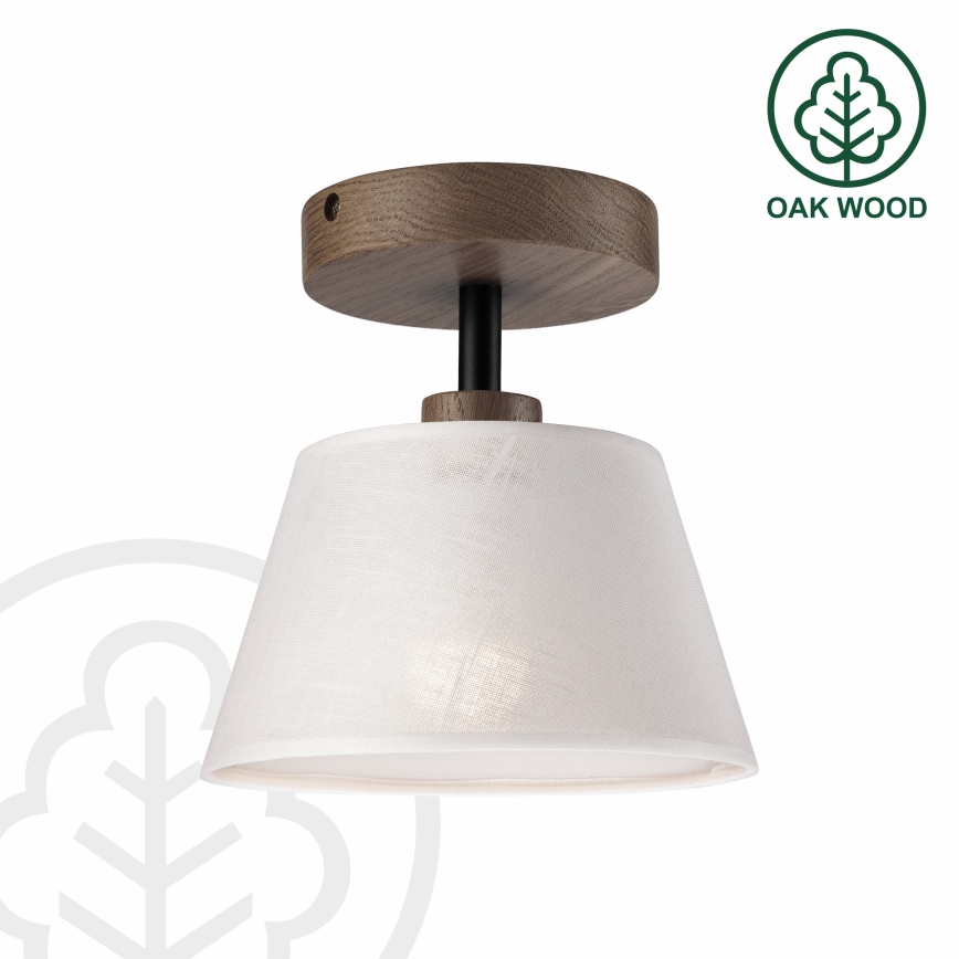 Brilagi - LED Plafon ANTHONY 1xE14/60W/230V dąb orzech/biały