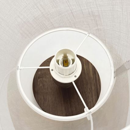Brilagi - LED Plafon ANTHONY 1xE14/60W/230V dąb orzech/biały