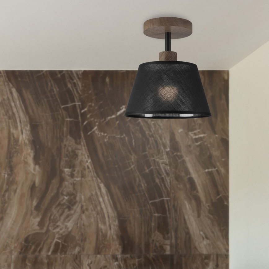Brilagi - LED Lampa sufitowa ANTHONY 1xE14/60W/230V dąb orzech/czarny