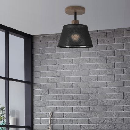 Brilagi - LED Lampa sufitowa ANTHONY 1xE14/60W/230V dąb orzech/czarny