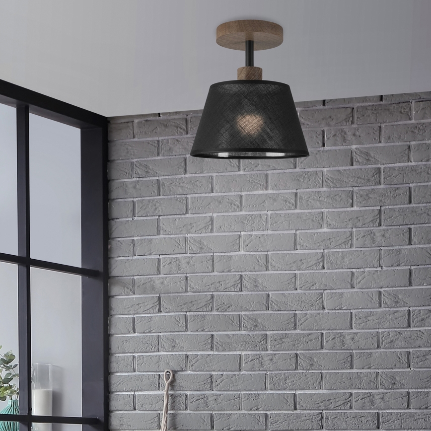 Brilagi - LED Lampa sufitowa ANTHONY 1xE14/60W/230V dąb orzech/czarny