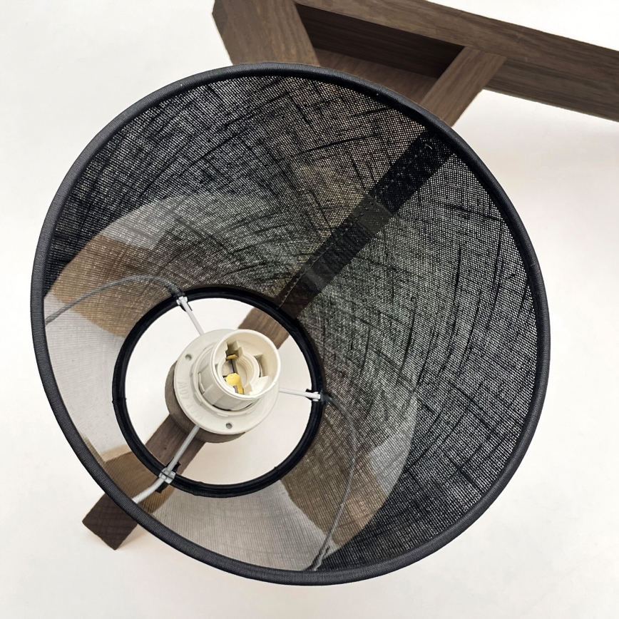 Brilagi - LED Plafon ANTHONY 3xE14/40W/230V dąb orzech/czarny