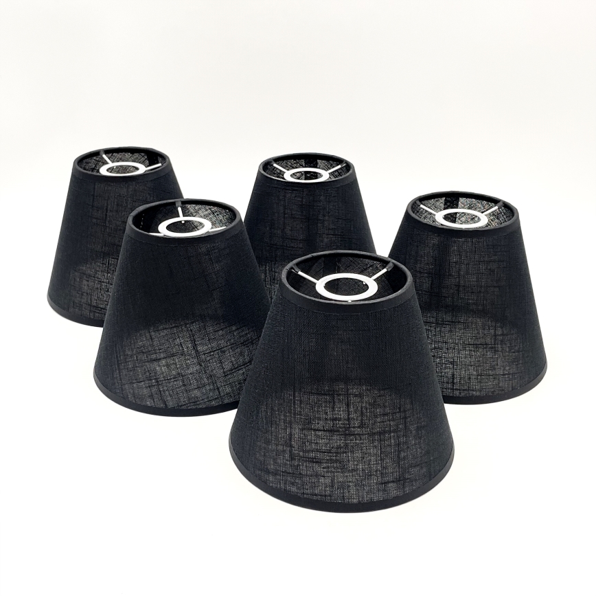 Brilagi - LED Plafon ANTHONY 5xE14/40W/230V dąb orzech/ czarny