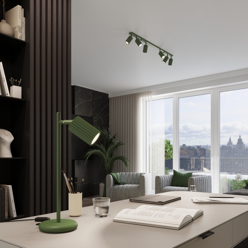 Brilagi - LED lampa biurkowa CRESTO 1xGU10/10W/230V zielona