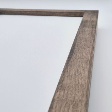 Brilagi - LED sufitowa lampa łazienkowa WOODY FRAME LED/40W/230V 120x30 cm IP44 dąb orzechowy