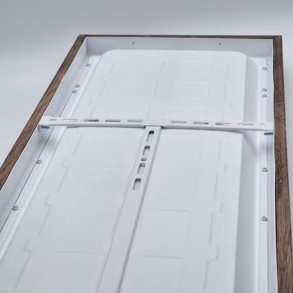 Brilagi - LED sufitowa lampa łazienkowa WOODY FRAME LED/40W/230V 120x30 cm IP44 dąb orzechowy