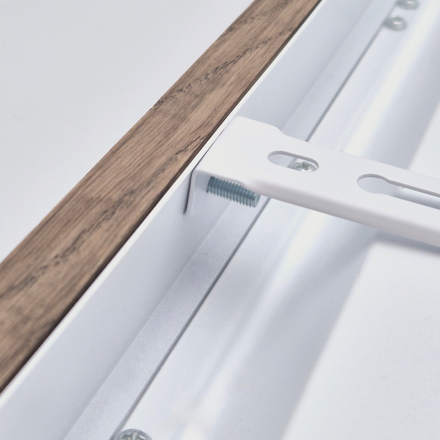 Brilagi - LED sufitowa lampa łazienkowa WOODY FRAME LED/40W/230V 120x30 cm IP44 dąb orzechowy