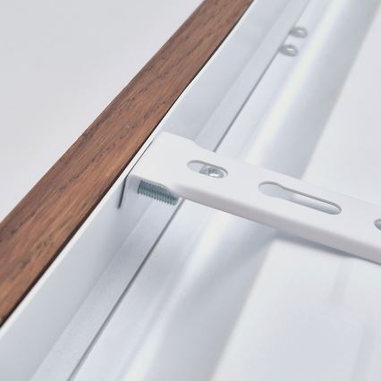 Brilagi - LED Lampa sufitowa łazienkowa WOODY FRAME LED/50W/230V 120x30 cm IP44 wiśnia
