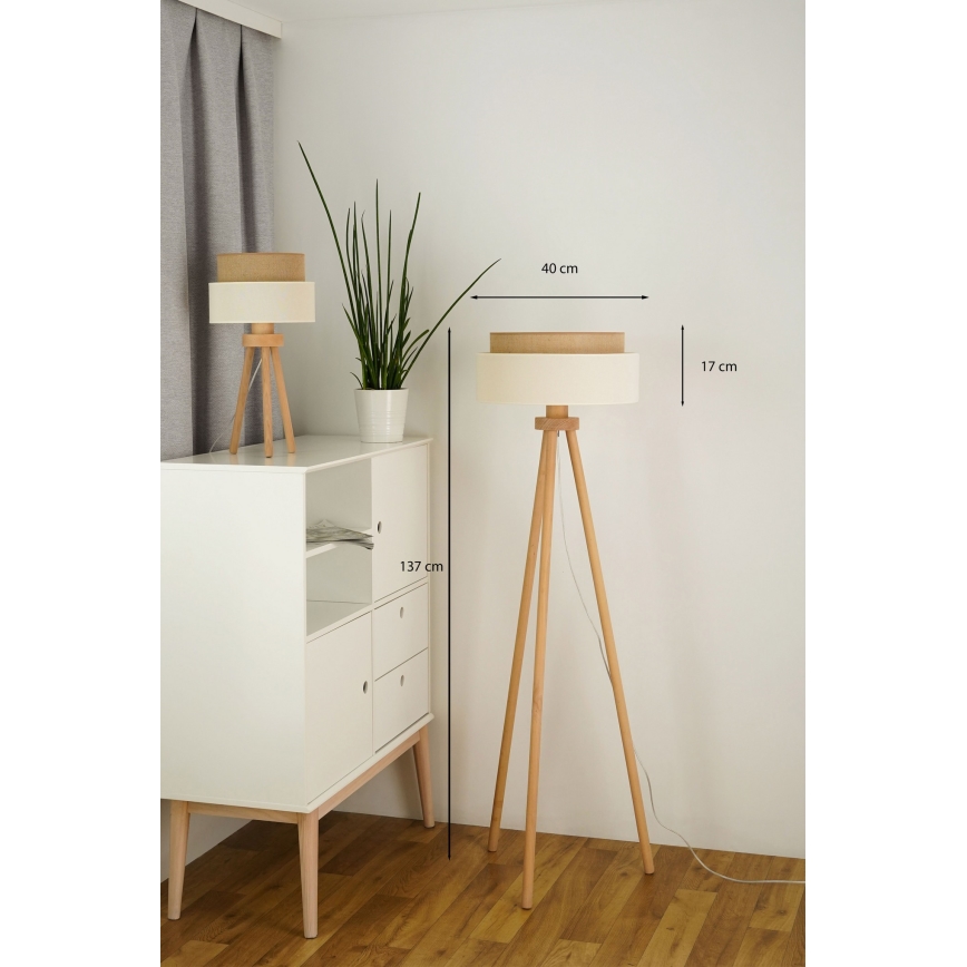 Brilagi - LED Lampa podłogowa BOHO STYLE 1xE27/15W/230V