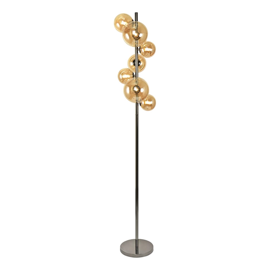 Brilagi - LED Lampa podłogowa MILLA 7xG9/3W/230V chrom błyszcząca/złota