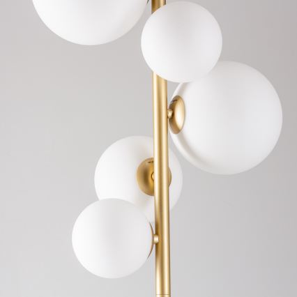 BRILAGI - LED Lampa podłogowa MILLA 7xG9/3W/230V złota/biała