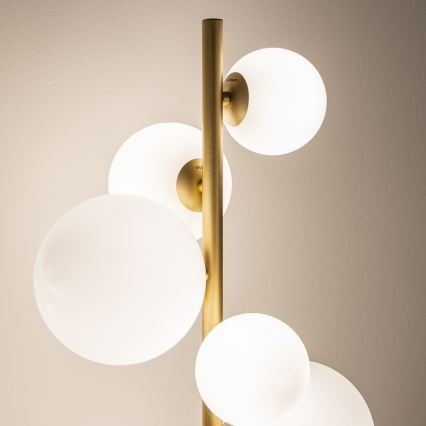 BRILAGI - LED Lampa podłogowa MILLA 7xG9/3W/230V złota/biała