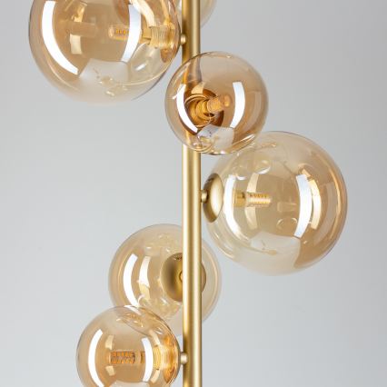 BRILAGI - LED Lampa podłogowa MILLA 7xG9/3W/230V złota