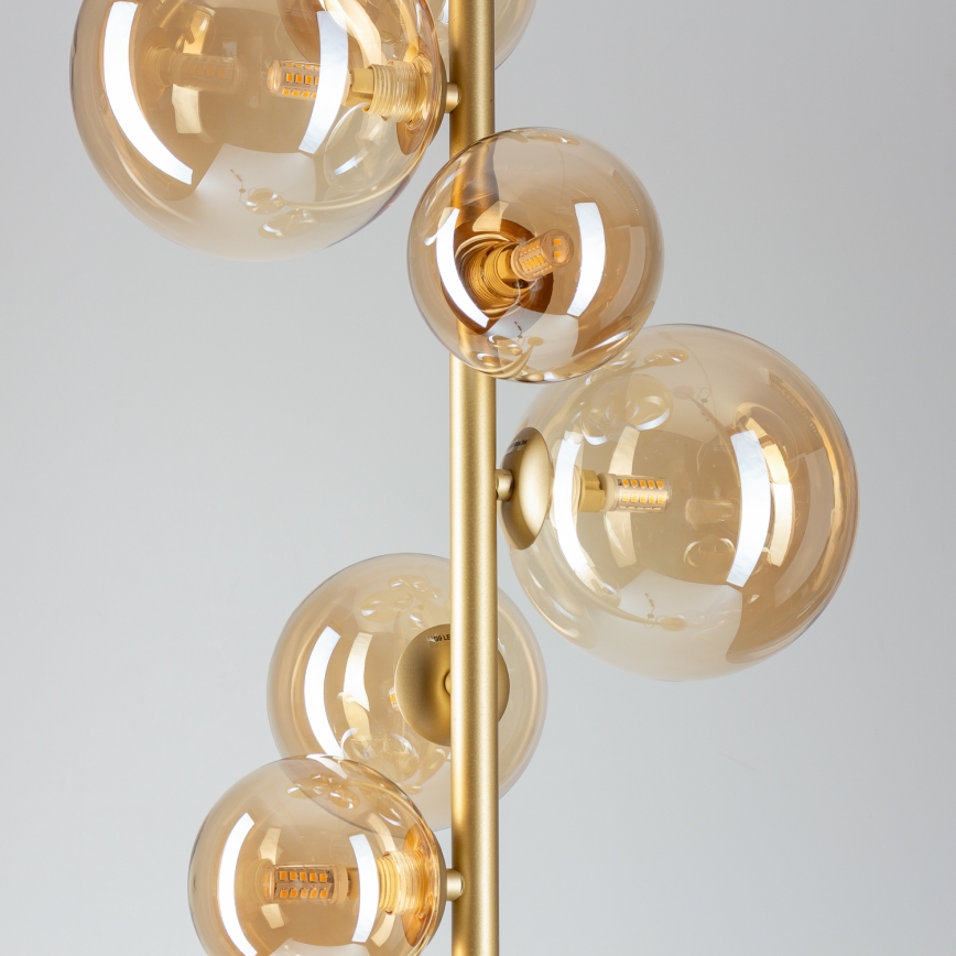 BRILAGI - LED Lampa podłogowa MILLA 7xG9/3W/230V złota