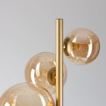 BRILAGI - LED Lampa podłogowa MILLA 7xG9/3W/230V złota