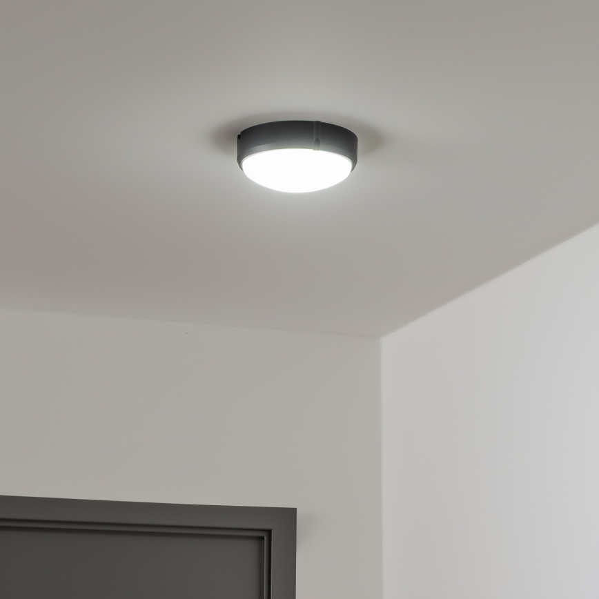 Brilagi - LED Lampa przemysłowa sufitowa SIMA LED/12W/230V IP65 czarny