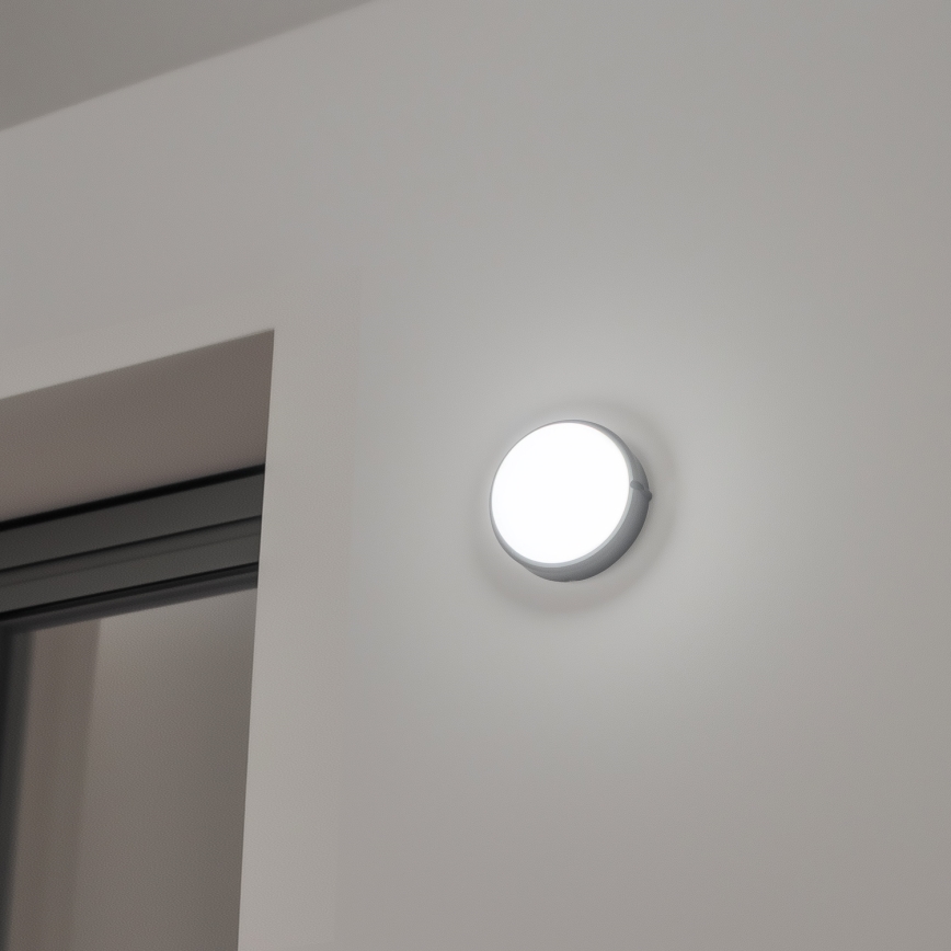 Brilagi - LED Lampa przemysłowa sufitowa SIMA LED/12W/230V IP65 czarny