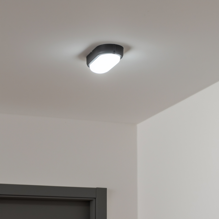 Brilagi - LED Lampa przemysłowa sufitowa SIMA LED/12W/230V IP65 czarny