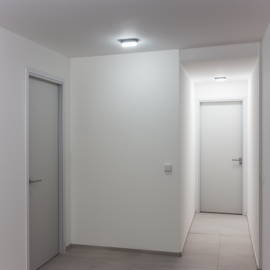 Brilagi - LED Lampa przemysłowa sufitowa SIMA LED/12W/230V IP65 czarny