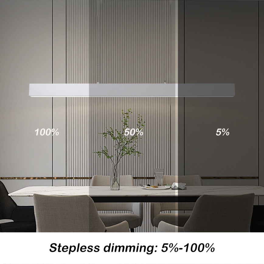Brilagi - LED Lampa wisząca SLEEKLINE SMART LED/40W/230V 3000-6000K Wi-Fi Tuya biała + zdalne sterowanie