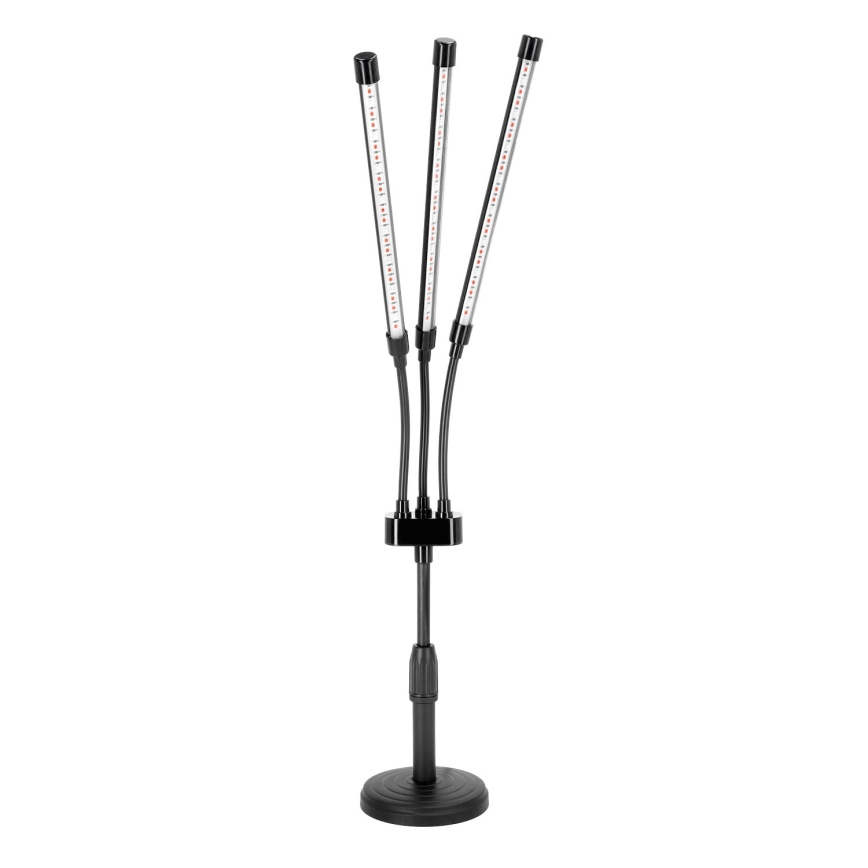 Brilagi - LED Ściemn. elast. Lampa stołowa do uprawy roślin VITABLOOM 3xLED/10W/230V czarny