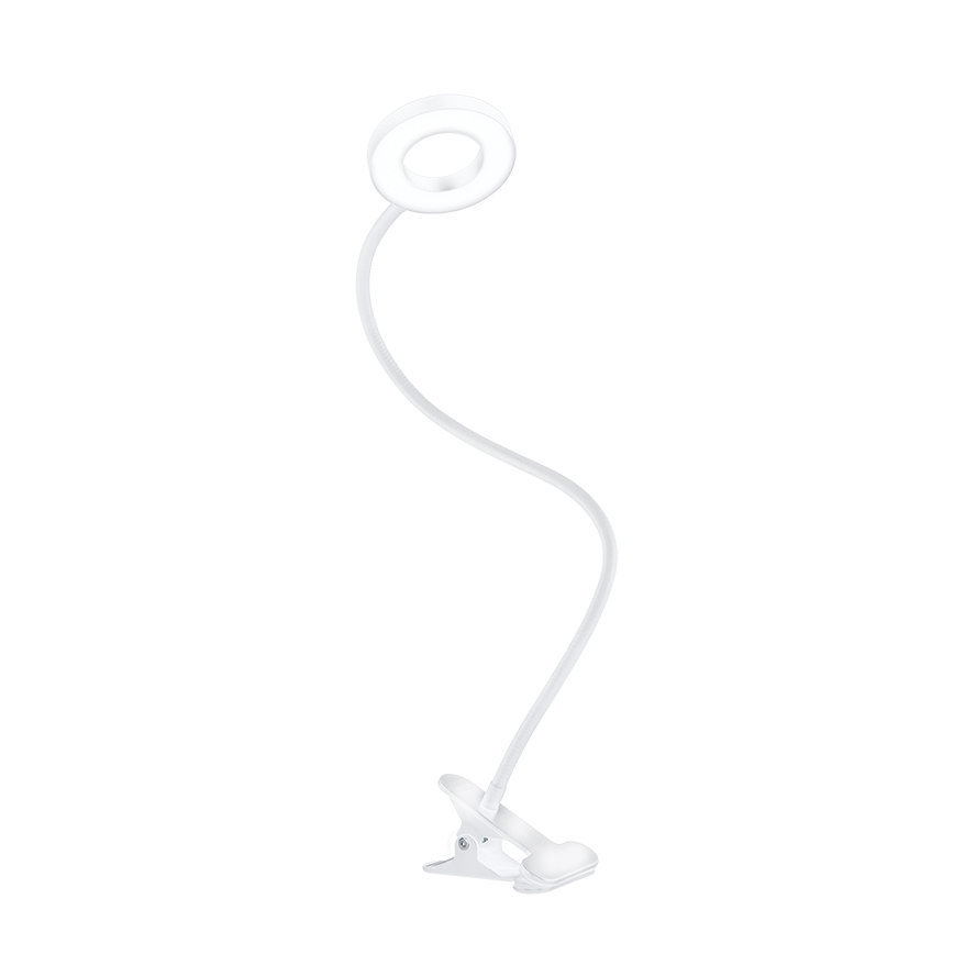 Brilagi - LED Lampa ściemnialna z klipsem ORBELA LED/8W/230V 3000/4000/5000K biała