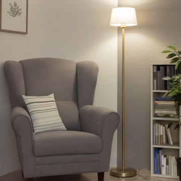 Brilagi - LED lampa stojąca CERIA 1xE27/20W/230V, śr. 25 cm, szara/złota
