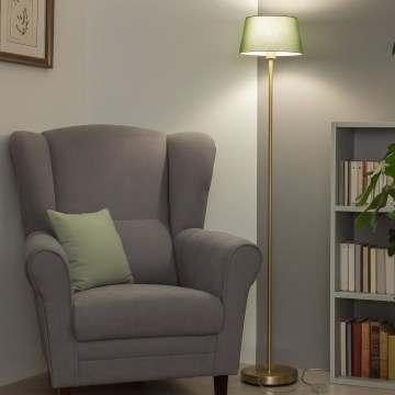 Brilagi - LED lampa stojąca CERIA 1xE27/20W/230V, śr. 25 cm, zielona/złota