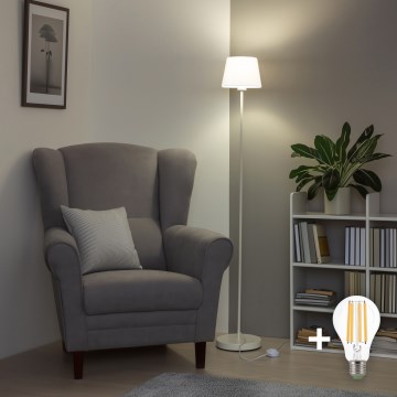 Brilagi - LED lampa stojąca CERIA 1xE27/40W/230V, średnica 20,5 cm, biała