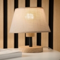 Brilagi - LED Lampa stołowa ANTHONY 1xE27/60W/230V dąb/beżowy